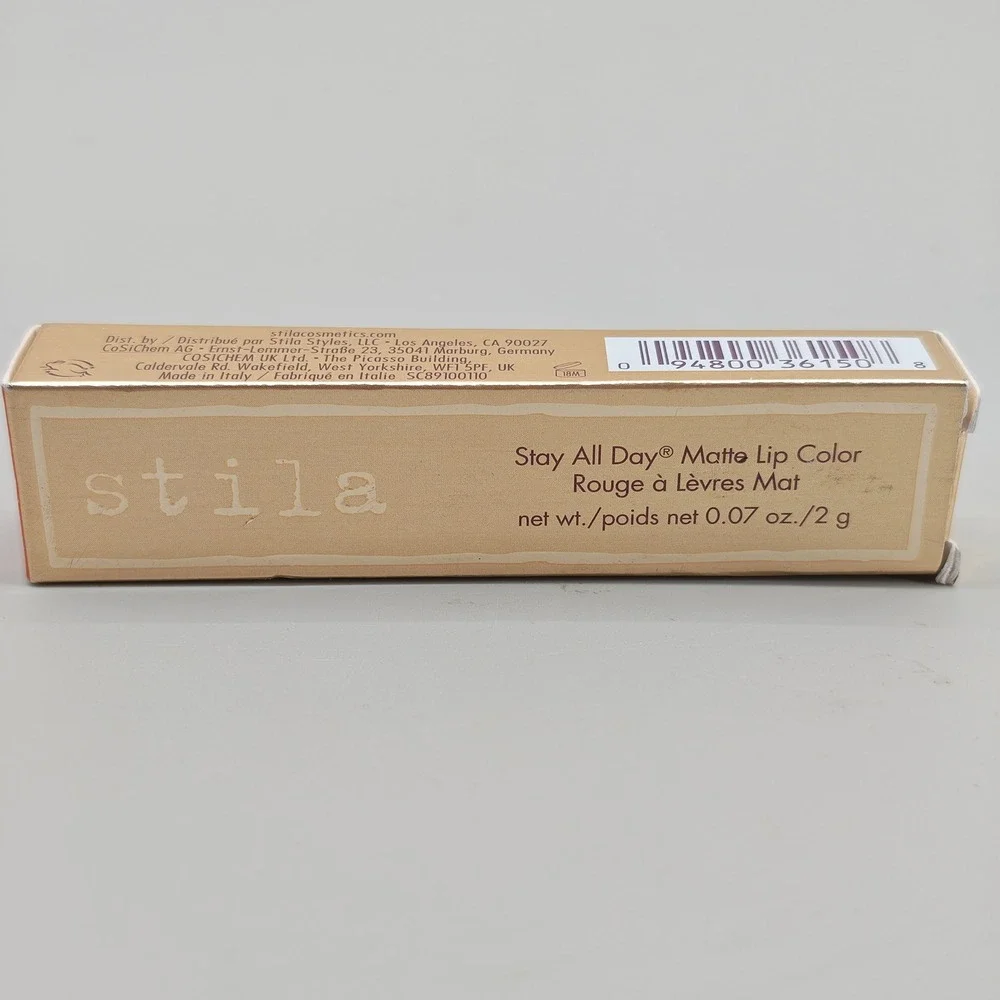Stila Stay All Day Matte Lip Color Blow A Kiss Red Lipstick 0.07oz New In Box